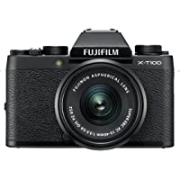 Fujifilm X-T100 - Cámara digital- objectivo XC15-45mm- F3.5-5.6 OIS PZ- Negro
